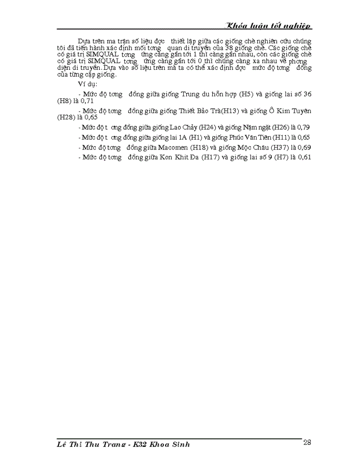 image for page Nghiên cứu đa dạng di truyền các giống dòng chè thu thập ở Việt Nam