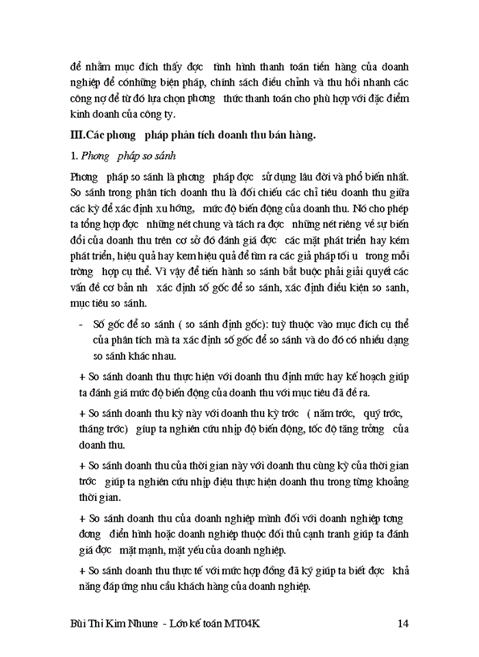 image for page Phân tích tình hình thực hiện doanh thu bán hàng ở Công ty Trách nhiệm Hữu hạn Thương mại và kỹ thuật Chiến Thắng