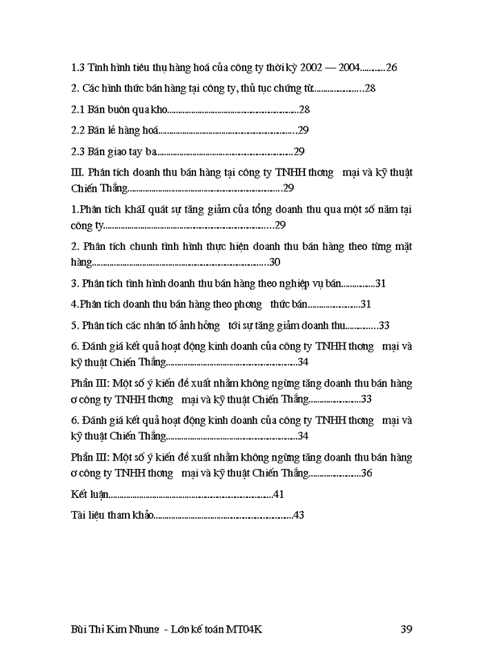 image for page Phân tích tình hình thực hiện doanh thu bán hàng ở Công ty Trách nhiệm Hữu hạn Thương mại và kỹ thuật Chiến Thắng