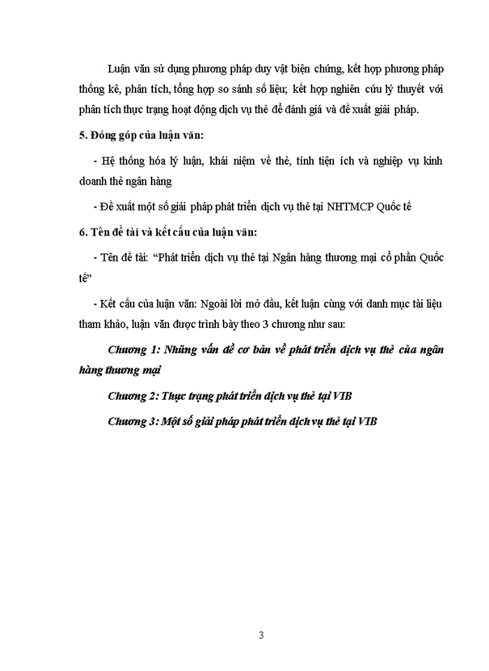 image for page Thực trạng phát triển dịch vụ thẻ tại VIB