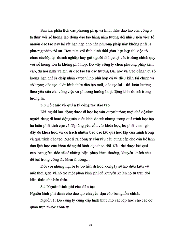 image for page Thực trạng và Một số biện pháp nâng cao công tác đào tạo và phát triển nguồn nhân lực tại Công ty cổ phần Kỹ Thương Thiên Hoàng