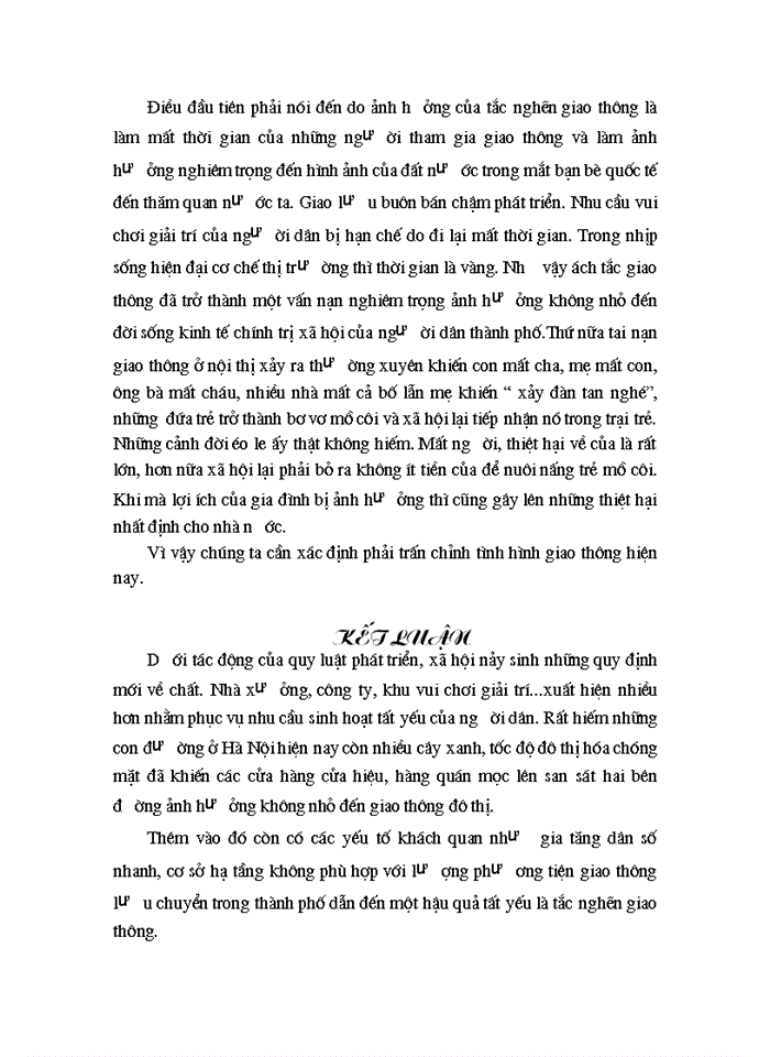 image for page Giao thông đường bộ ở Hà Nội - thực trạng và Giải pháp