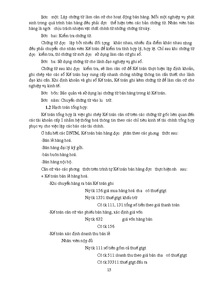 image for page Thực trạng công tác Kế toán bán hàng ở các Doanh nghiệp Thương mại và Một số ý kiến nhằm hoàn thiện công tác Kế toán bán hàng ở nước ta