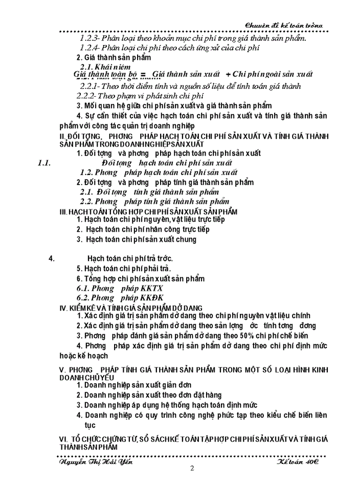 image for page Tổ chức hạch toán Chi phí sản xuất và tính Giá thành sản phẩm tại Nhà xuất bản Nông nghiệp
