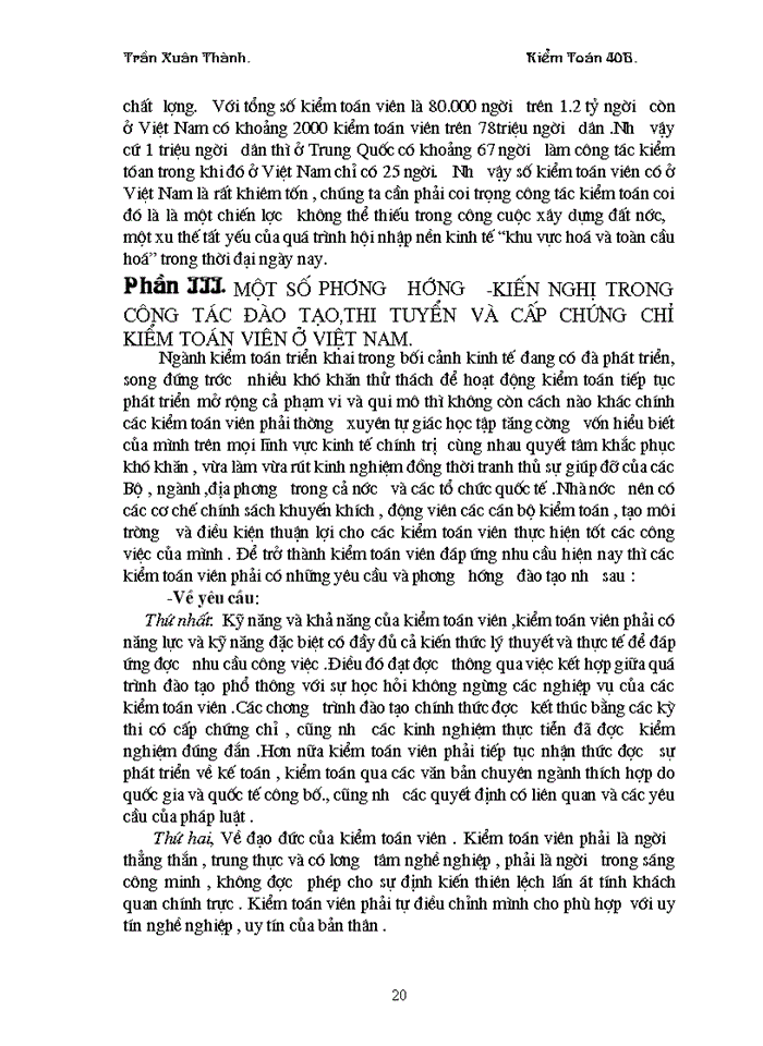 image for page Thực trạng đào tạo thi tuyển và cấp chứng chỉ Kiểm toán viên ở Việt Nam