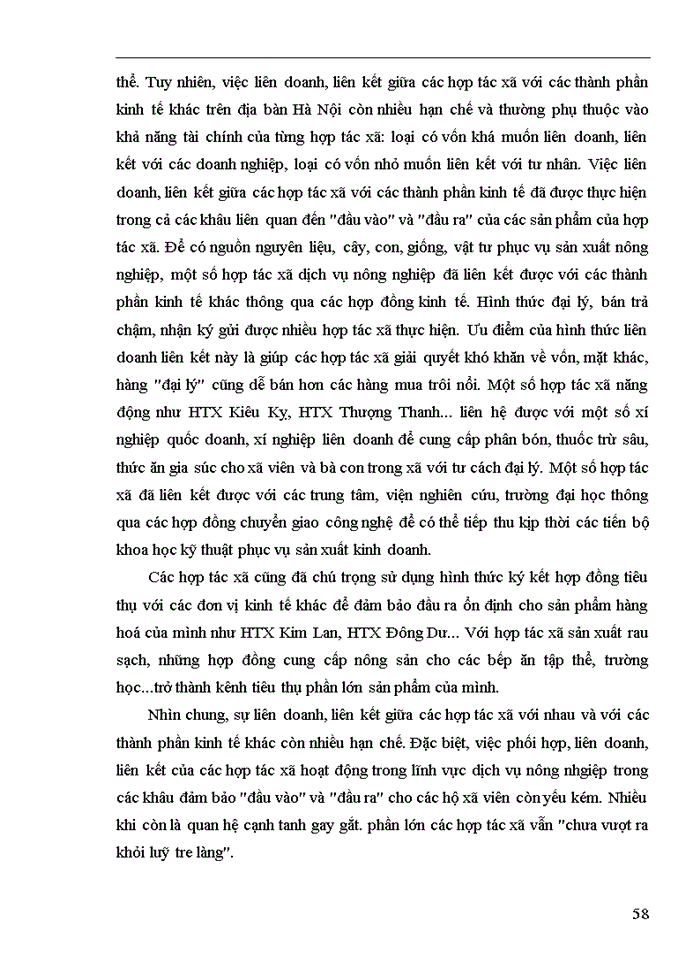image for page Thực trạng và Giải pháp nâng cao hiệu quả sử dụng vốn của các hợp tác xã nông nghiệp ở huyện Gia Lâm