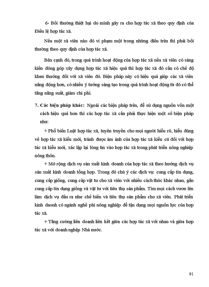 image for page Thực trạng và Giải pháp nâng cao hiệu quả sử dụng vốn của các hợp tác xã nông nghiệp ở huyện Gia Lâm