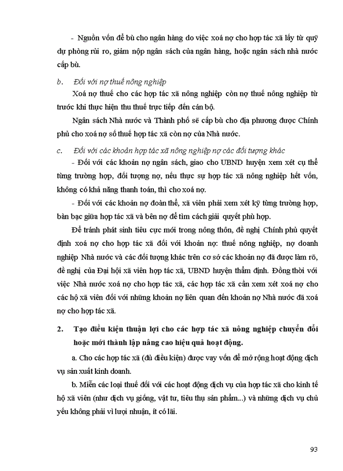 image for page Thực trạng và Giải pháp nâng cao hiệu quả sử dụng vốn của các hợp tác xã nông nghiệp ở huyện Gia Lâm