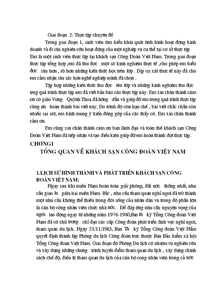 image for page Tổng quan về khách sạn Công Đoàn Việt Nam