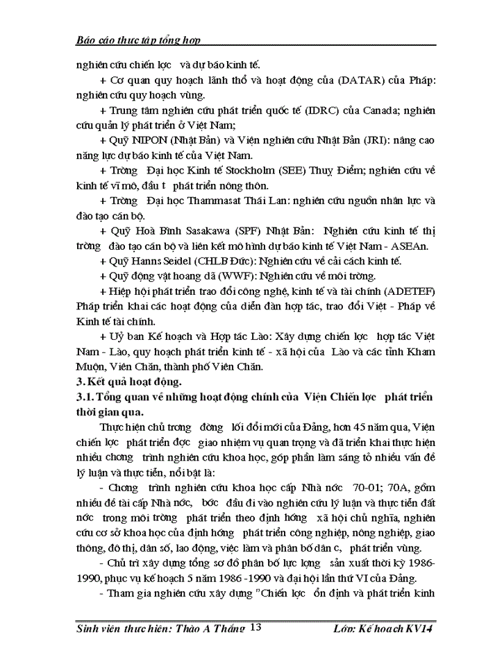 image for page Tổng quan về Viện Chiến lược phát triển