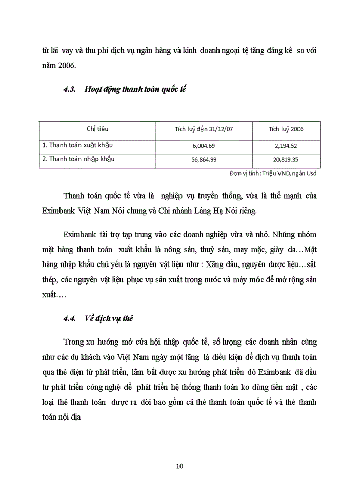 image for page Báo cáo thực tập tổng hơp giới thiệu về Ngân hàng Thương mại Xuất nhập khẩu Việt Nam- eximbank