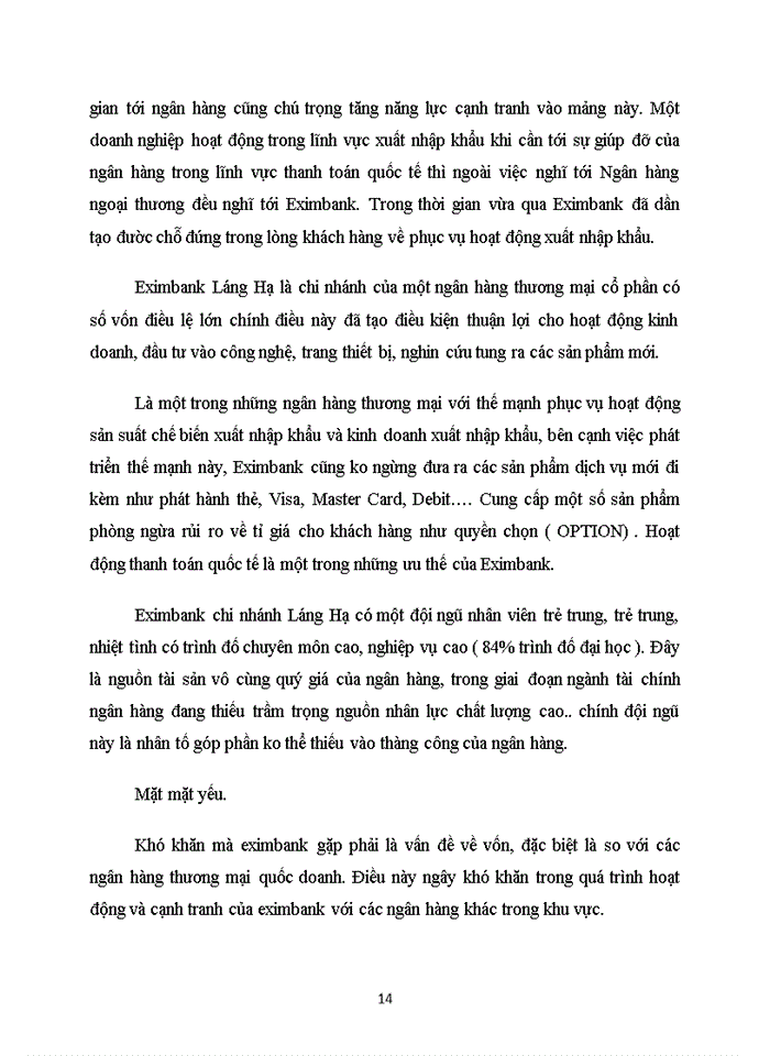 image for page Báo cáo thực tập tổng hơp giới thiệu về Ngân hàng Thương mại Xuất nhập khẩu Việt Nam- eximbank