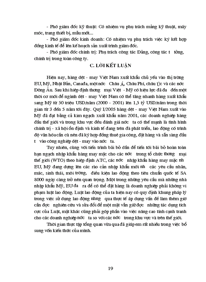 image for page Báo cáo thực tập tổng quan tại Công ty 20