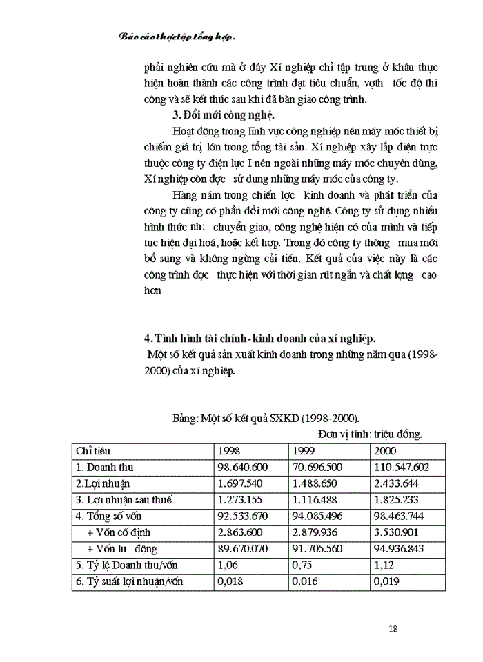 image for page Báo cáo Xí nghiệp Xây lắp Điện