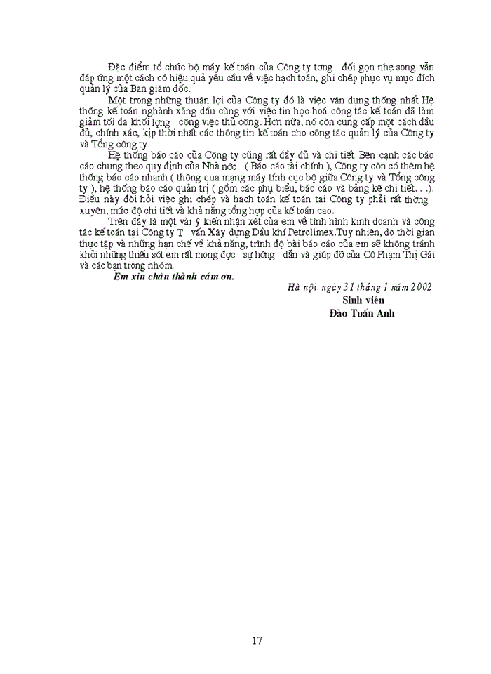 image for page Báo cáo Tại giai đoạn i tại Công ty tư vấn Xây dựng Dầu khí petrolimex