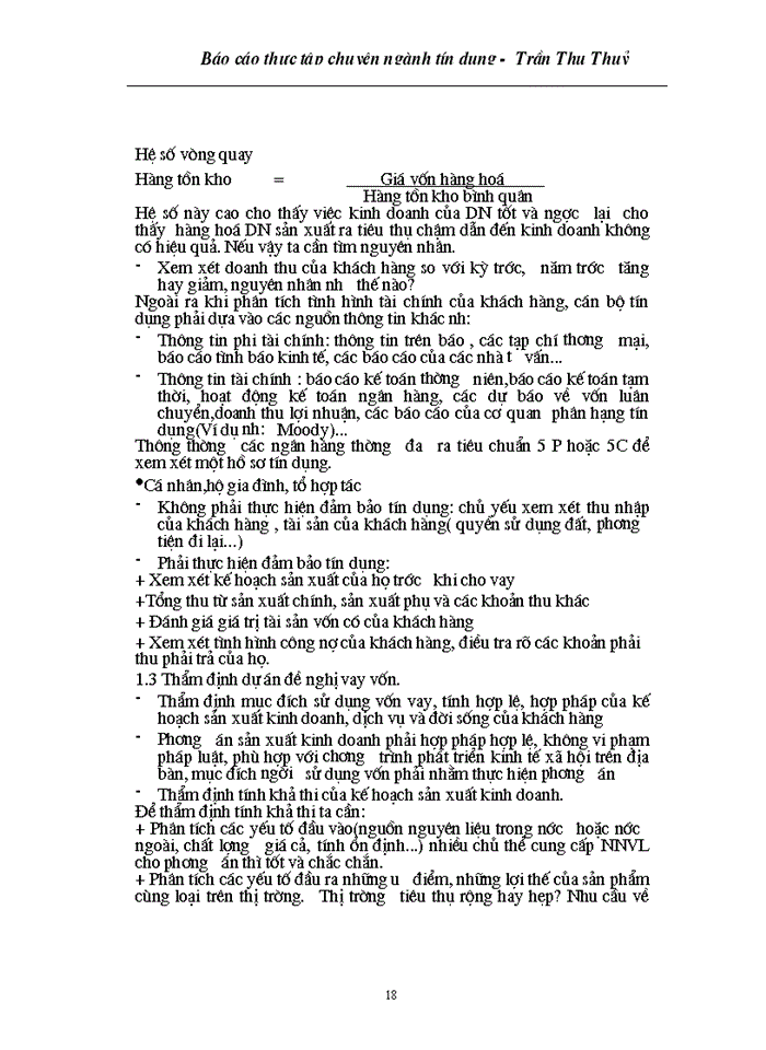 image for page Báo cáo thực tập chuyên ngành tín dụng