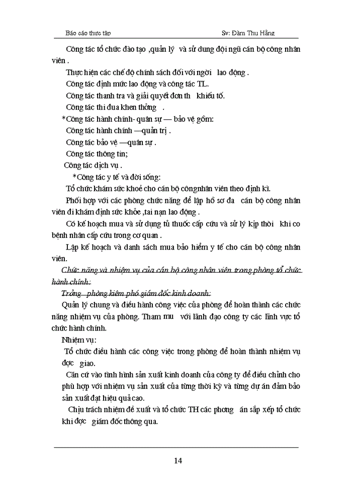 image for page Những hoạt động chính của văn phòng Công ty Xây dựngCN- Hà