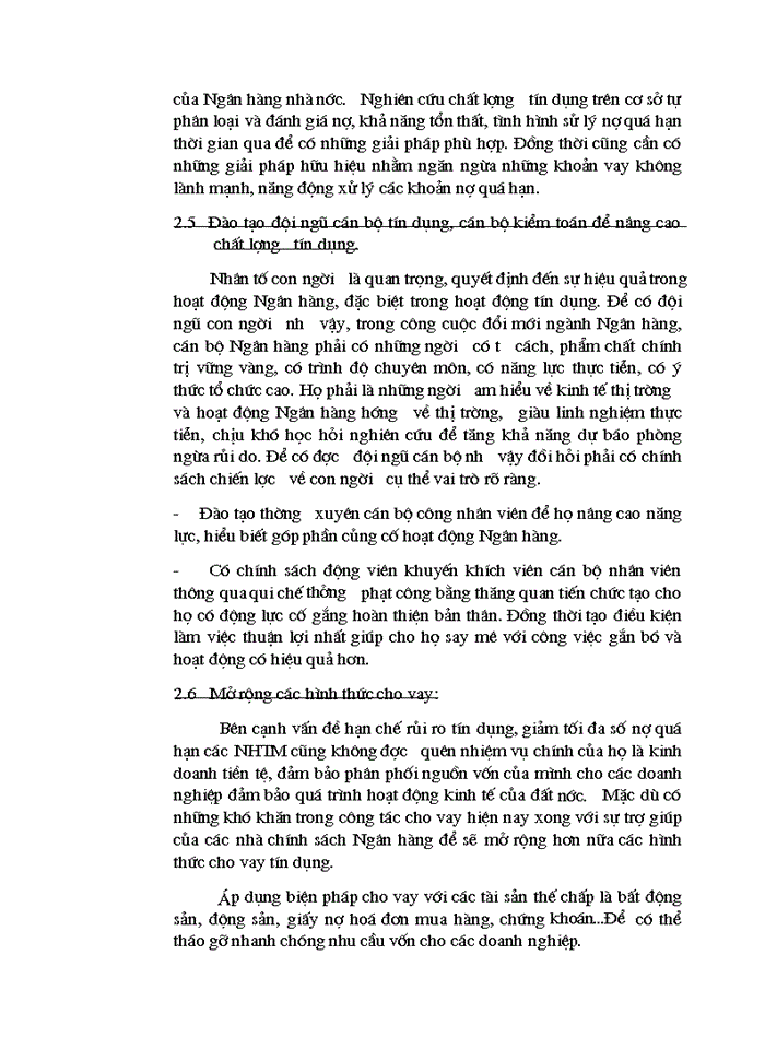 image for page Đánh giá thực trạng hoạt động tín dụng của hệ thống Ngân hàng Thương mại Việt Nam hiện nay