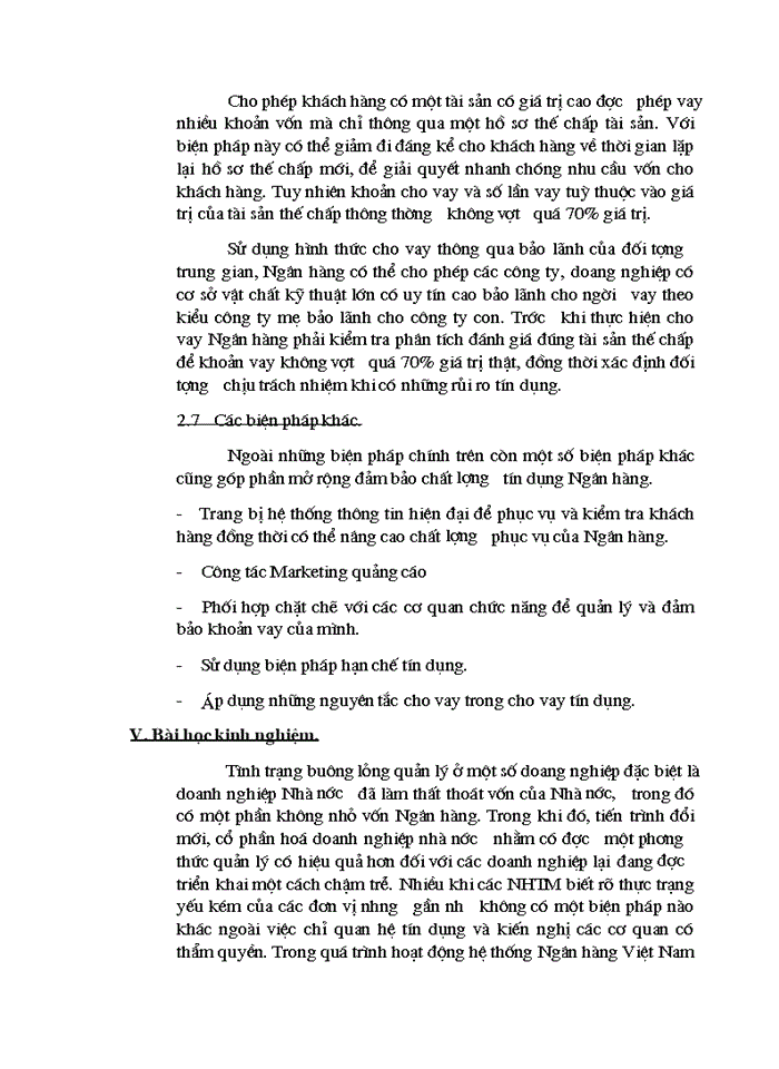 image for page Đánh giá thực trạng hoạt động tín dụng của hệ thống Ngân hàng Thương mại Việt Nam hiện nay