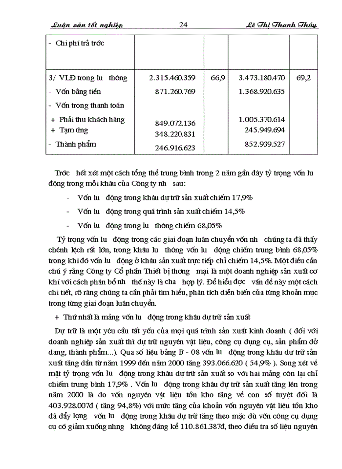 image for page Vốn lưu động và hiệu quả sử dụng Vốn lưu động tại Công ty Cổ phần Thiết bị Thương mại
