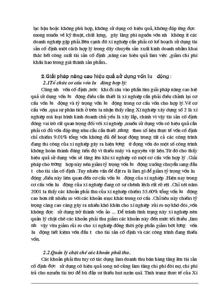 image for page Giải pháp nâng cao hiệu quả sử dụng vốn tại Xí nghiệp Xây dựng số 2