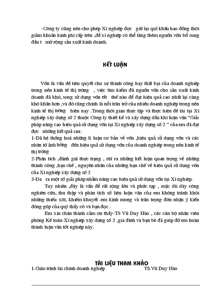 image for page Giải pháp nâng cao hiệu quả sử dụng vốn tại Xí nghiệp Xây dựng số 2