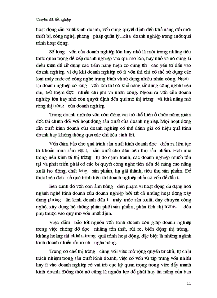 image for page Giải pháp chủ yếu tạo lập vốn cho hoạt động Sản xuất Kinh doanh ở Công ty cổ phần May Thăng Long