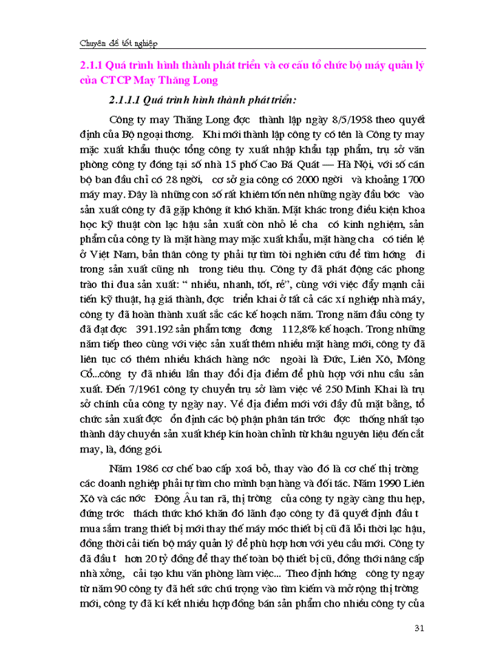 image for page Giải pháp chủ yếu tạo lập vốn cho hoạt động Sản xuất Kinh doanh ở Công ty cổ phần May Thăng Long