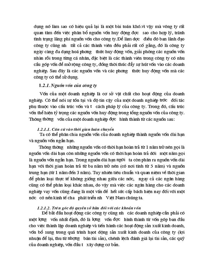 image for page Huy động vốn ở Công ty Cổ Phần phát triển Thương mại và du lịch Ngôi Sao