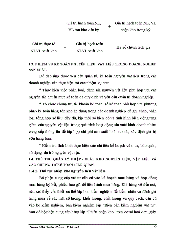 image for page Công tác Kế toán Nguyên vật liệu tại Công ty Rượu Hà Nội