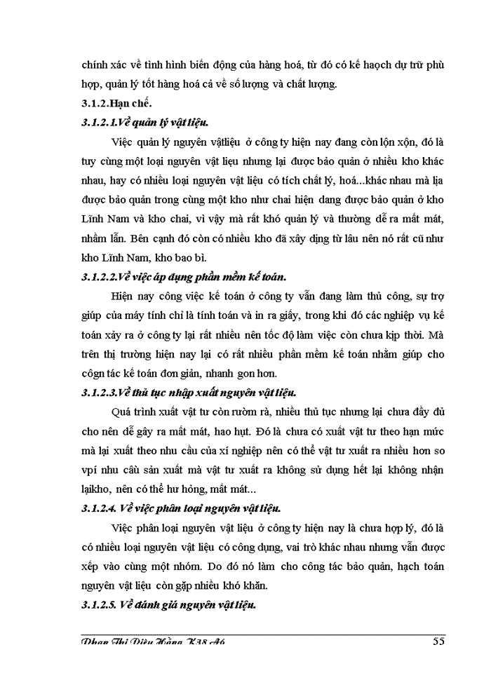 image for page Công tác Kế toán Nguyên vật liệu tại Công ty Rượu Hà Nội