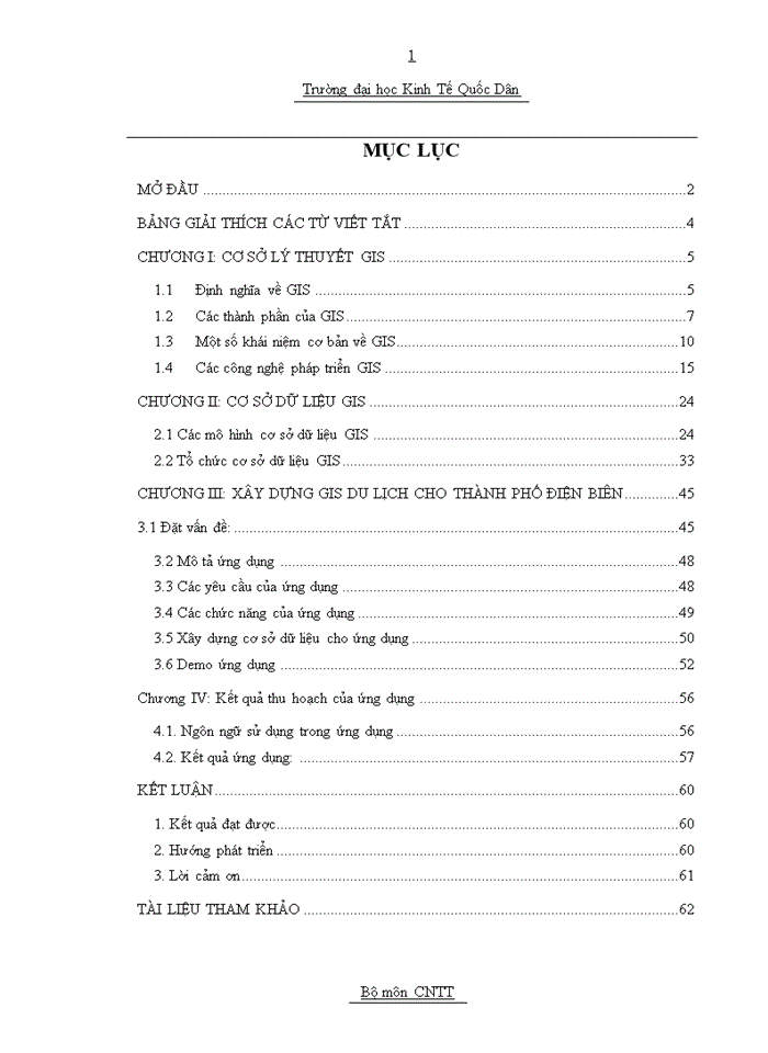 image for page Xừy dựng GIS du lịch cho thành phố Điện Biên