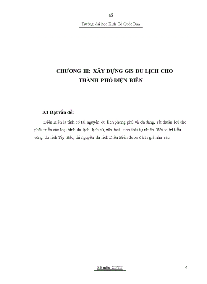 image for page Xừy dựng GIS du lịch cho thành phố Điện Biên