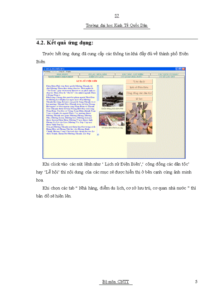 image for page Xừy dựng GIS du lịch cho thành phố Điện Biên