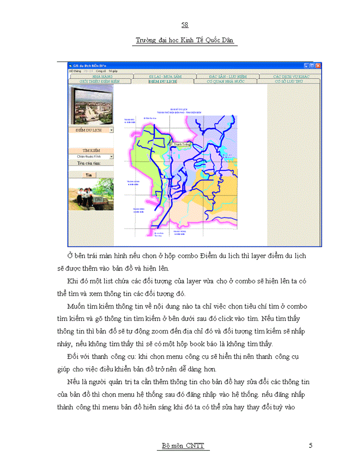 image for page Xừy dựng GIS du lịch cho thành phố Điện Biên