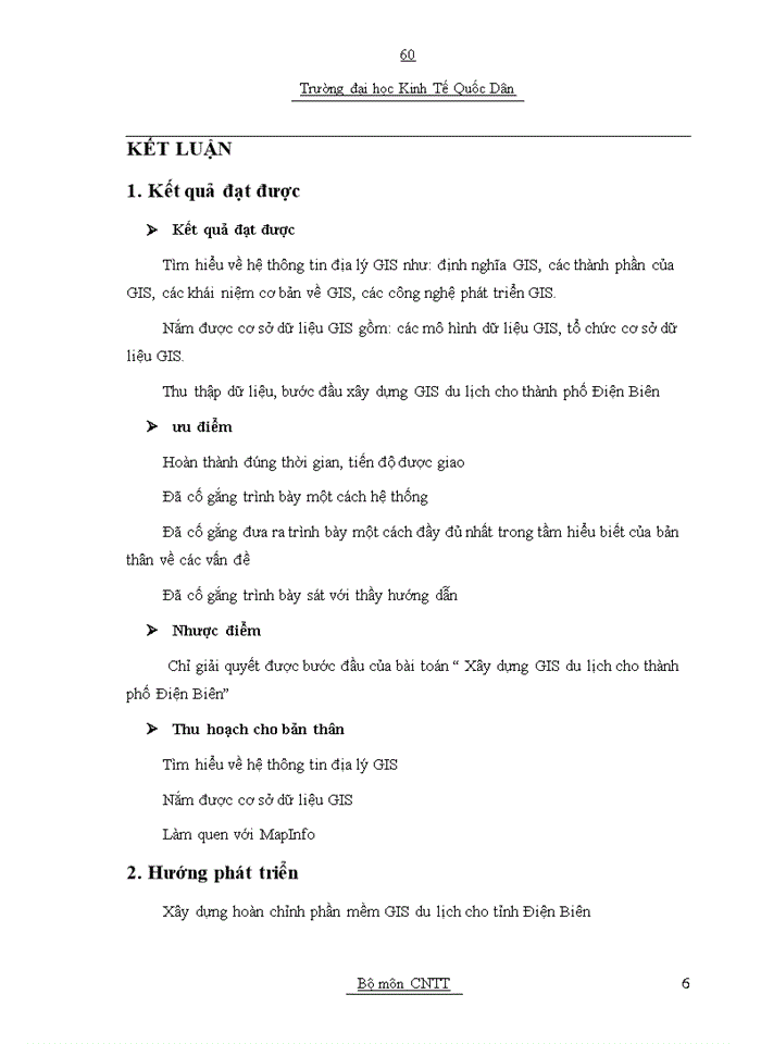 image for page Xừy dựng GIS du lịch cho thành phố Điện Biên