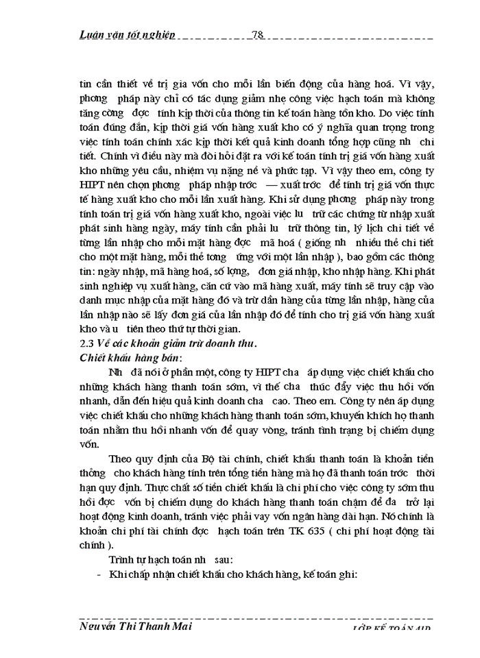 image for page THS Kế toán bán hàng và xác định Kết quả Kinh doanh tại Công ty cổ phần hỗ trợ phát triển tin học HIPT