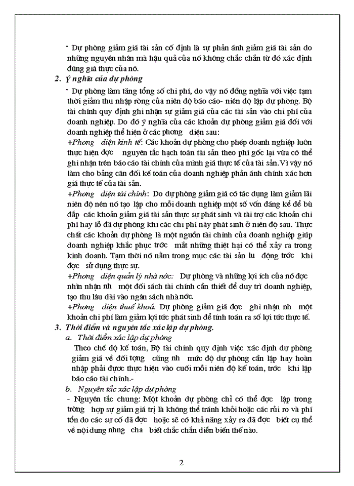 image for page Kế toán các loại dự phòng trong Doanh nghiệp