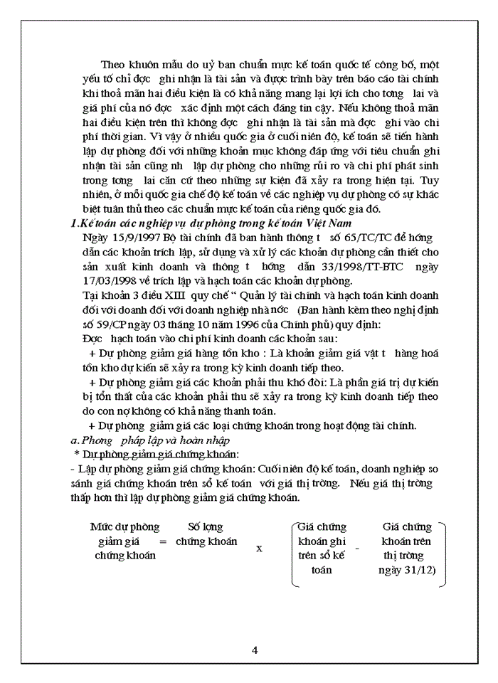 image for page Kế toán các loại dự phòng trong Doanh nghiệp