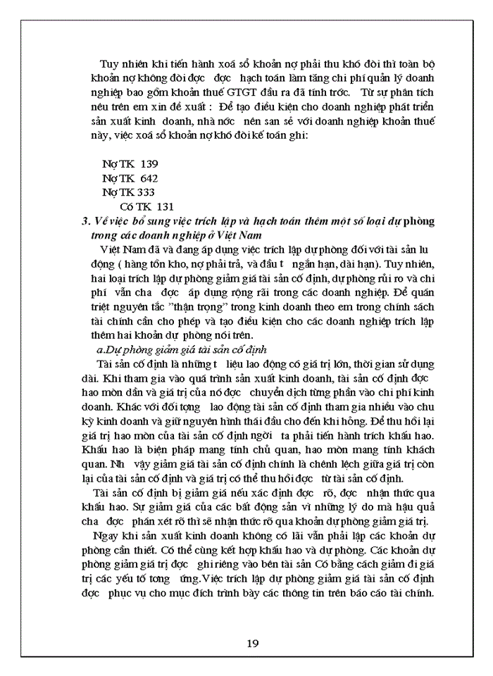 image for page Kế toán các loại dự phòng trong Doanh nghiệp