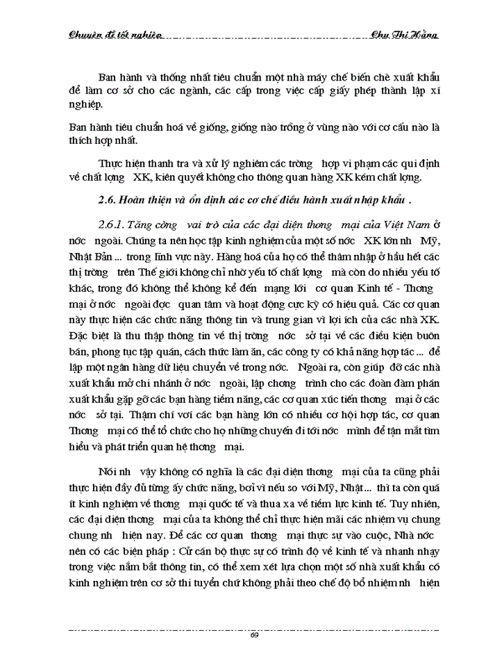 image for page Một số Giải pháp thúc đẩy Xuất khẩu chè của Tổng Công ty chè Việt Nam