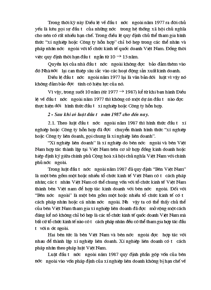 image for page Khái niệm Doanh nghiệp liên doanh theo luật đầu tư nước ngoài tại Việt Nam