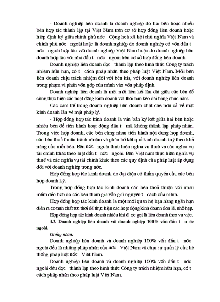 image for page Khái niệm Doanh nghiệp liên doanh theo luật đầu tư nước ngoài tại Việt Nam