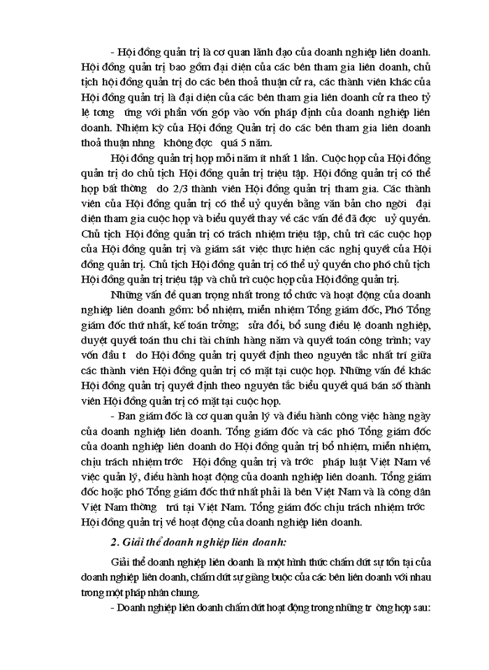 image for page Khái niệm Doanh nghiệp liên doanh theo luật đầu tư nước ngoài tại Việt Nam