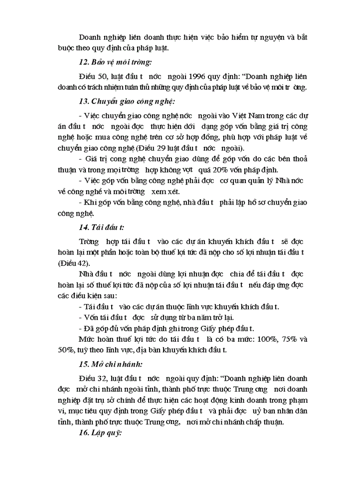 image for page Khái niệm Doanh nghiệp liên doanh theo luật đầu tư nước ngoài tại Việt Nam