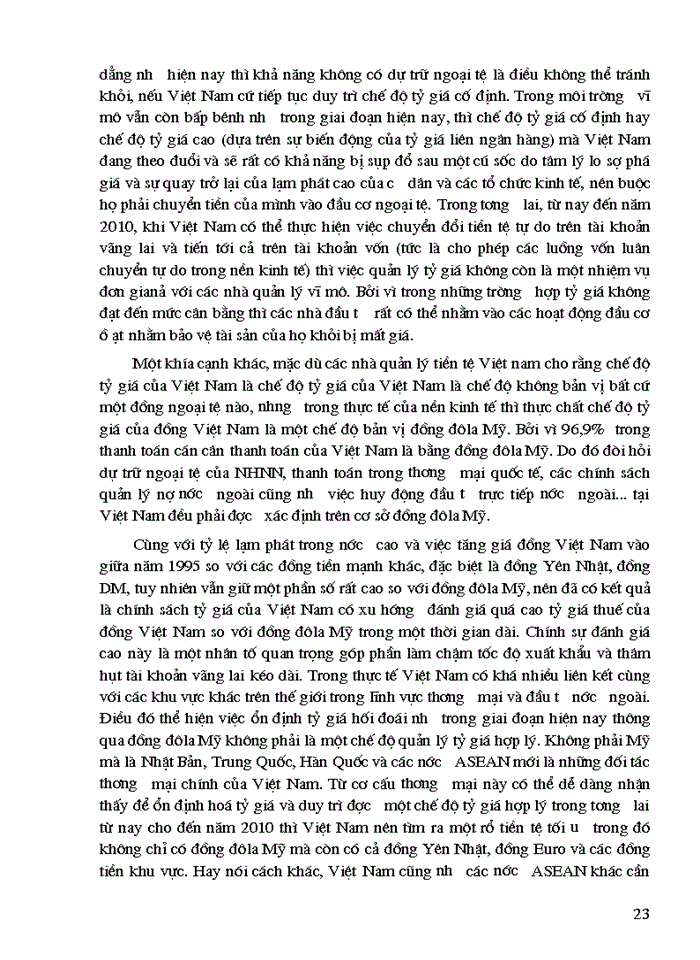 image for page Những Giải pháp nhằm hỗ trợ cho chính sách tỷ giá hiện nay