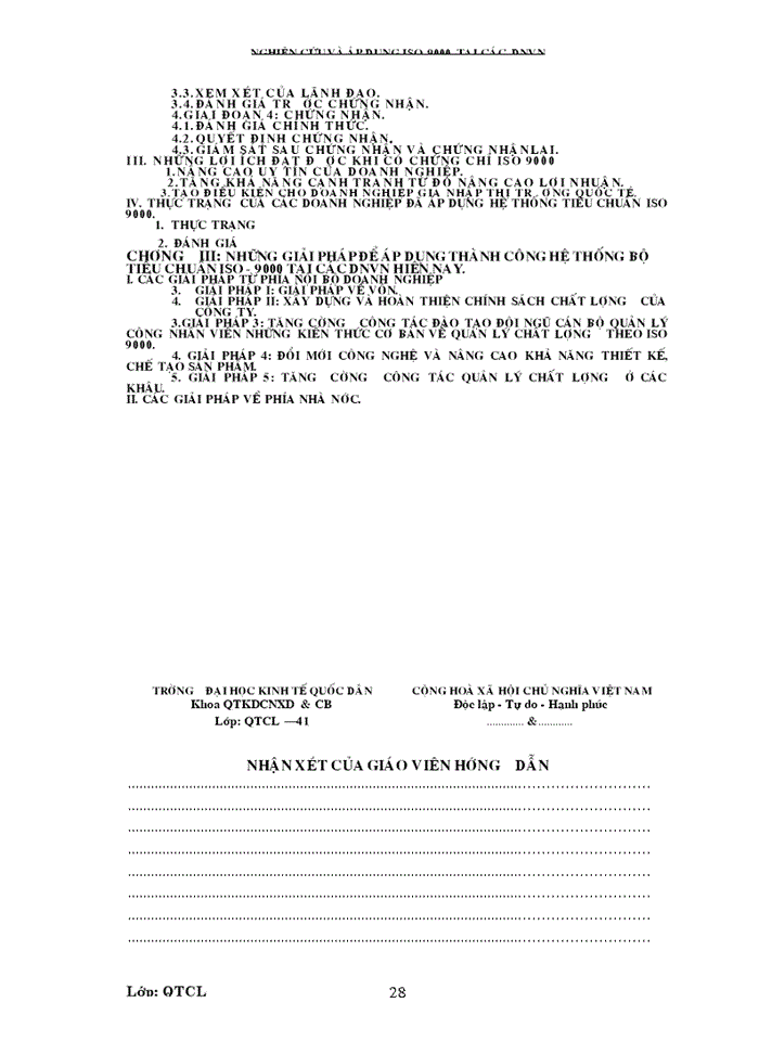 image for page Vấn đề nghiên cứu áp dụng bộ tiêu chuẩn ISO 9000 tại các Doanh nghiệpViệt Nam hiện nay