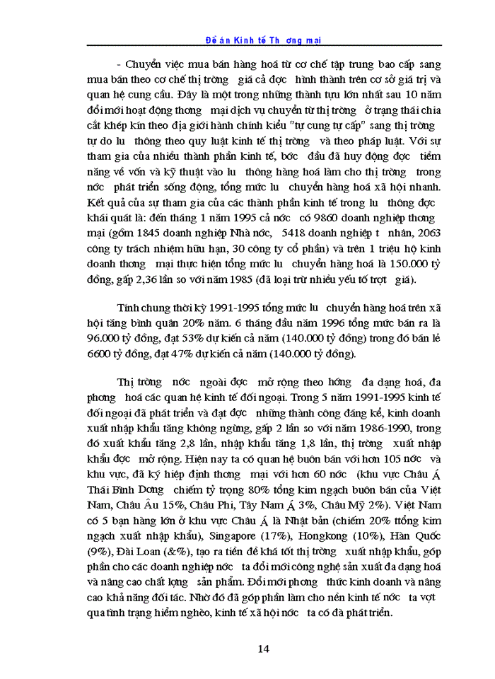 image for page Dịch vụ Thương mại và các biện pháp phát triển Thương mại dịch vụ