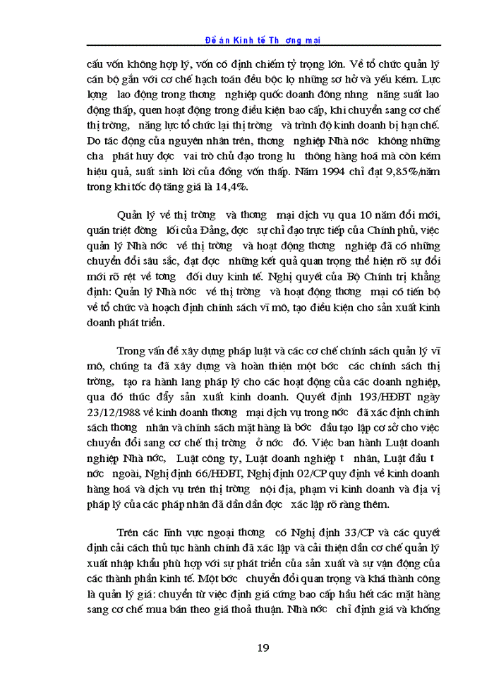 image for page Dịch vụ Thương mại và các biện pháp phát triển Thương mại dịch vụ