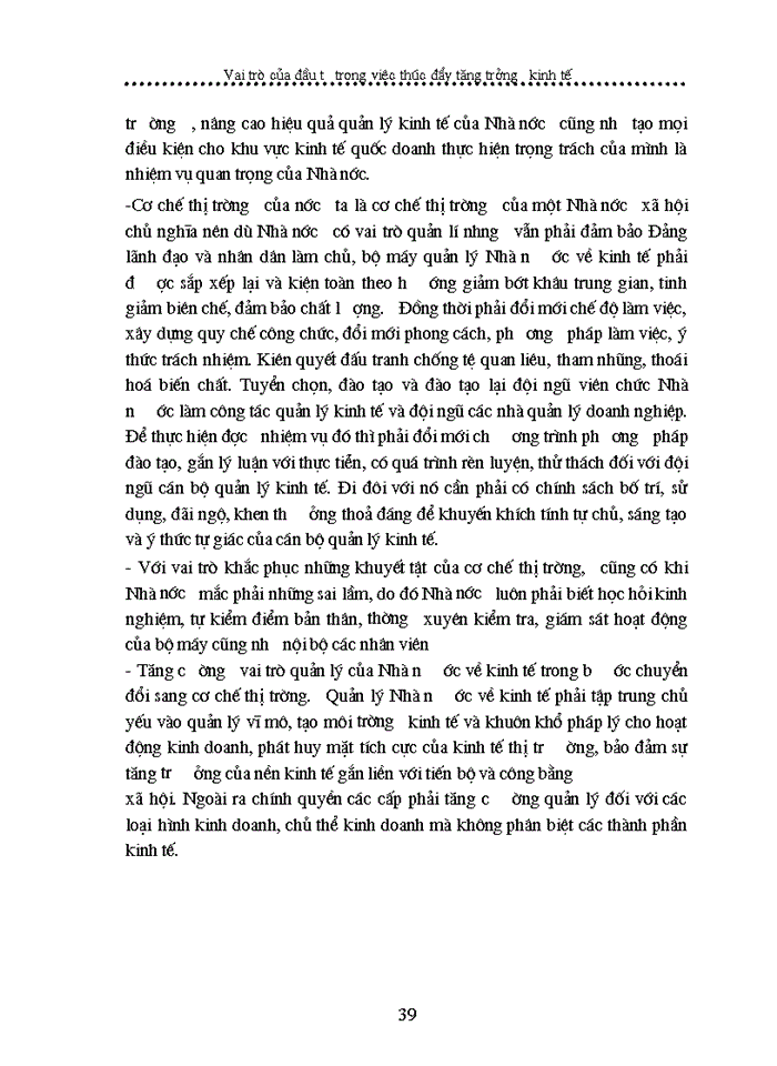 image for page Vai trò của đầu tư trong việc thúc đẩy tăng trưởng kinh tế